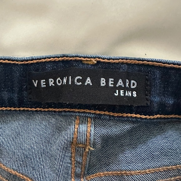VERONICA BEARD Carolyn Baby Boot Jeans with Tux Striped Waistband 31 - Picture 8 of 9